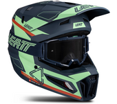 Leatt Casco de Cross  Moto 3.5 con Gafas Matcha