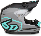 6D Casco de Cross  ATR-2 Delta Verde Azulado