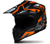iXS Casco de Cross  363 2.0 Negro Mate-Naranja-Antracita