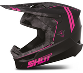 Shot Race Gear Casco de Cross Shot Furious Army Rosa