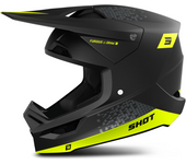 Shot Race Gear Casco de Cross Shot Furious Draw Amarillo Neón Mate