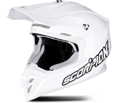 Scorpion Casco de Cross  MX VX-16 AIR Blanco