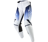 Alpinestars Pantalones de Cross  Racer Hoen Blanco-Azul Marino Noche-Azul Claro