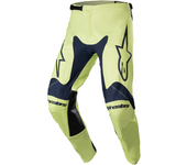 Alpinestars Pantalones de Cross  Racer Hoen Azul Marino Noche-Verde Fluorito