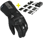 Macna Kit Guantes de Moto  Progress RTX DL 2.0 Calefactables Negros