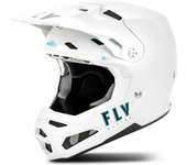 FLY Racing Casco de Cross  Formula S Solid Blanco