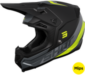 Shot Race Gear Casco de Cross Shot Core Custom Amarillo Neón