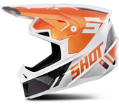 Shot Race Gear Casco de Cross Shot Lite Ultra Naranja Perlado