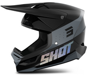 Shot Race Gear Casco de Cross Shot Furious League Holográfico Purpurina Brillante