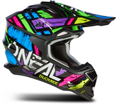 O'Neal Casco de Cross  2SRS GLITCH V.23 Multicolor