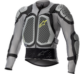 Alpinestars Chaqueta de Protección  Bionic Action V2 Gris-Negro-Amarillo Fluo