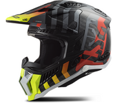 LS2 Casco de Cross  MX703 X-FORCE Barrier HiVis Amarillo-Rojo
