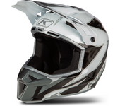 KLIM Casco de Cross  F3 Carbon Lightning Blanco