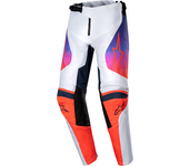 Alpinestars Pantalones de Cross Niño  Racer Hoen Gris Claro-Naranja-Negro