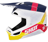 Shot Race Gear Casco de Cross Niño Shot Furious Ridge Rojo-Azul