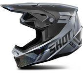 Shot Race Gear Casco de Cross Shot Lite Ultra Holográfico Purpurina Mate