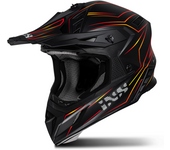 iXS Casco de Cross  189FG 2.0 Negro Mate-Rojo
