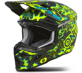 O'Neal Casco de Cross  3SRS Assault Negro-Amarillo Neón