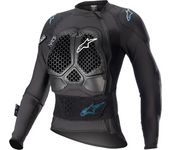 Alpinestars Chaqueta de Protección para Mujer  Stella Bionic Action V2 Negro-Cian