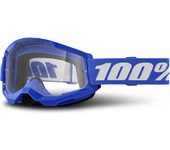 100% Gafas de Cross  Strata 2 Azul-Transparente