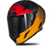 Nolan Casco Integral  X-804 Rs Naranja Carbono-Arena-Rojo