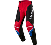Alpinestars Pantalones de Cross  Honda Racer Iconic Rojo Brillante-Negro-Blanco