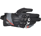Alpinestars Guantes de Moto  Corozal V3 Drystar Negro-Gris Profundo-Rojo Flúor