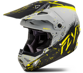 FLY Racing Casco de Cross  Formula CC Primary Matte Gris-Negro