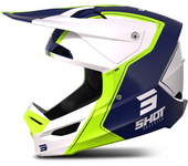 Shot Race Gear Casco de Cross Shot Furious Reflex Azul