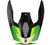 Shot Race Gear Casco de Cross Shot Furious Apex Amarillo Neón Brillante
