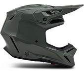 FOX Casco de Cross  V3 RS Carbon Solid Piedra Oscura