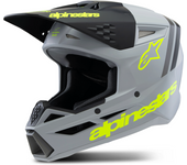 Alpinestars Casco de Cross Niño  SM3 Radium ECE06 Verde-Negro–Amarillo Flúor