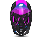 Shot Race Gear Pico de Casco de Cross para Niño Shot Furious Matrix Morado