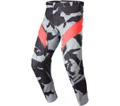 Alpinestars Pantalones de Cross  Racer Tactical Gris Camuflaje-Rojo Marte
