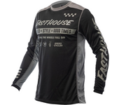 Fasthouse Camiseta de Cross  Grindhouse Domingo Negra