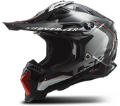 LS2 Casco de Cross  MX700 SUBVERTER Arched Plata-Titanio