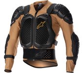 Alpinestars Chaqueta de Protección  Bionic Action V2 Arena-Negro Mandarina