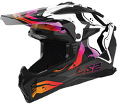 LS2 Casco de Cross  MX708 Fast II Blanco Lavado