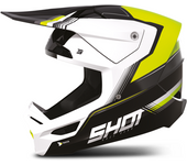 Shot Race Gear Casco de Cross para Niño Shot Furious Tracer Amarillo Neón Brillante