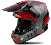 FLY Racing Casco de Cross Niño  Formula Negro-Gris