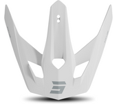 Shot Race Gear Visera Casco de Cross Shot Jump Solid Blanco Brillante
