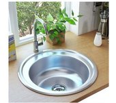 vidaXL Fregadero De Cocina Con Colador Y Sifón De Acero Inoxidable