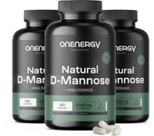 OnEnergy 3x D-Manosa natural 2000 mg, en total 540 cápsulas