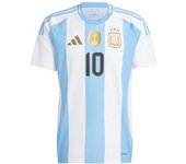 Camiseta de fútbol adidas argentina 2024 home messi hombre blanco
