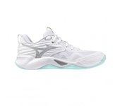 Zapatillas de voleibol mizuno wave momentum pro mujer blanco/azul