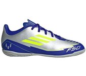 Zapatillas de fútbol sala adidas f50 club in messi infantil plata
