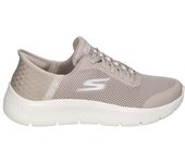 Zapatillas skechers go walk flex - grand mujer taupe textile/trim