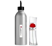 Set Kenzo Flower Eau de Parfum para mujeres, 200 ml refill + miniatura 15 ml, fragancia floral y elegante, duradera, regalo perfecto