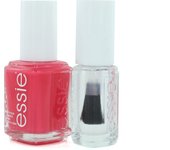 Set Essie Esmalte de Uñas Vegano 72 Peach Daiquiri 13.5 ml + Top Coat Good To Go 5 ml | WLP-27433 | Esmalte Brillante y Top Coat Fortalecedor | EAN 4084200228729