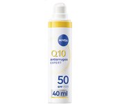 NIVEA Q10 Expert Fluido UV Diario Triple Defensa Antiarrugas SPF 50 (40 ml), crema facial antiarrugas, reduce visiblemente las arrugas y líneas de expresión, crema antiedad con Q10 Puro y Glycostop
